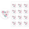 thumbnail image 1 of Happy Mother`s Day Decor Stickers Labels Heart Floral Decor Self-adhesive Stickers Labels DIY Mother`s Day Decor Flowers Labels4.5cm-48pcs Gao Jinjia LED, 1 of 2