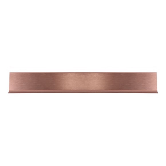 zoclo aluminio brush bronce 6 x 240 cm