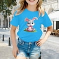 thumbnail image 2 of Tanghaowl Easter Shirts for Boys Girls Easter Children's Cute Rabbit Easter Egg Casual T Shirt 3 T Clothes, 2 of 4