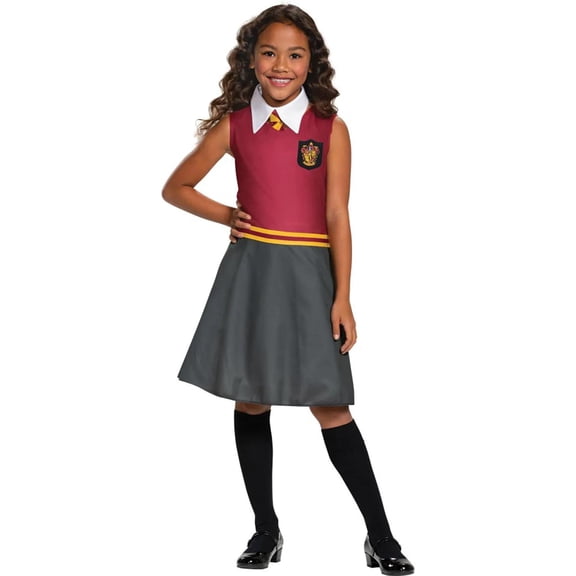 Disguise Girls' Classic Harry Potter Gryffindor Dress Costume - Size 7-8