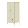thumbnail image 7 of Crown Full Wardrobe with Hanging and 2 Drawers in Off White, 7 of 7
