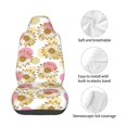 thumbnail image 4 of Fuzoiu Sunflowers Print Elastic Car Seat Covers, Seat Cover Protector,Universal Fit Interior Covers for Most Cars,Washable Seat Cover Non Slip for SUV,Sedan,Van, 4 of 5