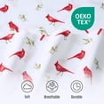 thumbnail image 5 of Videri Home Full Sheet Set - 4 Piece Bed Sheets, Wrinkle Free Fade Resistant Easy Care Printed Bedding Set, Durable Comfortable Home Use, Snow Birds, 5 of 6
