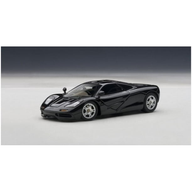 Mclaren F1 Jet Black Metallic With Openings 1 43 Diecast Car Model By Autoart Walmart Com Walmart Com