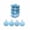 Blue, variant on Fwttom 24pcs Flocked Christmas Ball Ornaments Set Shatterproof Hanging Merry Christmas Tree Decorations for Holiday Xmas Decor, Blue