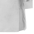 thumbnail image 5 of White Womens Tops Linen Shirts for Women Summer Cotton Linen V Neck 3/4 Sleeve Tops Loose Vacation Beach Solid Blouses Tunic Tops Shirts for Women, 5 of 6