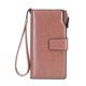 thumbnail image 1 of Cartera para mujer de cuero grande bolso de mano titular de la tarjeta de crédito con bolsillo con cremallera, bolsos de moda para mujer, 1 of 5