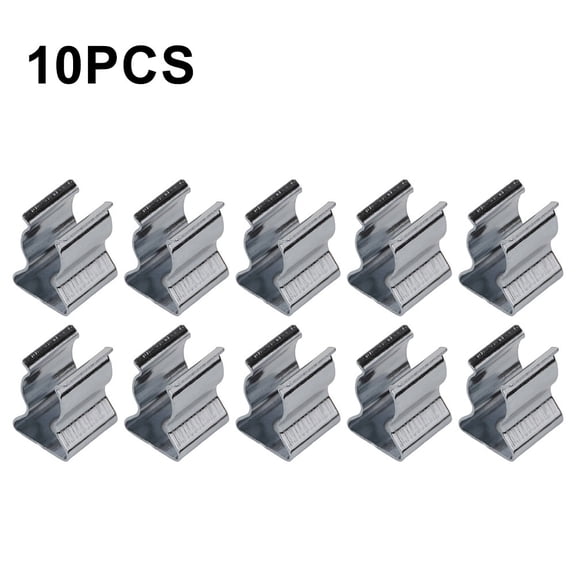 10pcs Spring Terry Tool Clips Sturdy 304 Stainless Steel for Organizing Tools