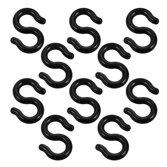 WHAMVOX 10pcs S Shaped Brake Line Clips Auto Brake Line Retainer Plastic Brake Hose Lock Bracket Retaining Clip Universal Brake Cable Clamps Replacement for Vehicles Trucks