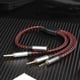 thumbnail image 4 of Cable de Extensión de Conector de Sonido de 3,5 Mm Hugo 2 Piezas 30 Cm Negro Rojo, 4 of 10