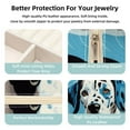 thumbnail image 3 of Dalmatians Travel Portable Square Jewelry Box Organizer: Ideal Solution for Rings, Earrings, Necklaces, Bracelets, and More! Gift for Girls and Women., 3 of 6