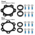 thumbnail image 2 of Amdohai Bike Hub Adapter Boost Hub Conversion Kit Front 15x100MM to 110MM Rear 12x142MM to 148MM Front Rear Boost Adapter Conversion, 2 of 8