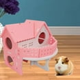 thumbnail image 3 of Visland PVC Hamster House, Compound Villa Design, Funny Living Hut Nest Toy for Small Animals Like Dwarf Hamster and Mouse, 3 of 6