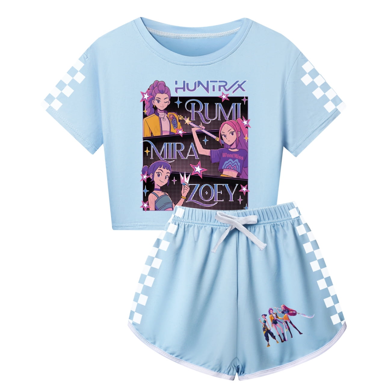 T-shirt Kpop D-Demon H-Hunters Pour Enfant – Style Décontracté, Manches Courtes, Taille Asiatique (prévoir +1 Taille)