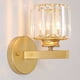 thumbnail image 4 of Aplique de pared LED de cristal para decoración moderna del hogar, ideal para sala de estar, pared de TV, dormitorio y pasillo, aplique de vidrio E27, iluminación de pasillo y escalera, 4 of 5