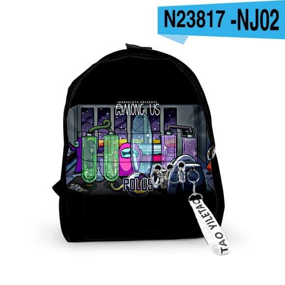 Nouveaux Sacs à Dos Mignons Among Us pour Garçons Imperméables 3D Dessin Animé Among Us Sac à Dos Scolaire Sac à Livres Among Us Imprimé Personnages Sac à Dos Sac à Bandoulière Camping Voyage Durable Sacs à Dos Étudiants-15