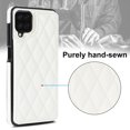 thumbnail image 4 of Nalacover Wallet Case for Samsung Galaxy A12 5G, RFID Blocking Card Slots Holder PU Leather Fashion Back Flip Cover with Kickstand Magnetic Buttons Shockproof Case for Samsung Galaxy A12 5G,White, 4 of 8