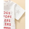 thumbnail image 6 of GXFC Toddler Baby Boys 4th of July Outfits Kids Boys Short Sleeve Star Letter Print T-Shirts Tops+Shorts Set Independence Day Summer Clothes 2Pcs 6M-4T, 6 of 9