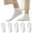 thumbnail image 2 of Women's Pure Cotton Short Socks Thin Breathable Anti Odor Casual Summer Sports, 2 of 5