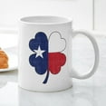 thumbnail image 3 of CafePress - Texas Clover Flag Mug - 11 oz Ceramic Mug - Novelty Coffee Tea Cup, 3 of 4