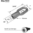 thumbnail image 2 of PinesC Replacement Eyelet Adapter for Skylight and Awning Window Operators, Unpainted, 2 of 3