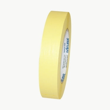 Shurtape Colored Masking Tape (CP-631): 1 in. x 60 yds. (Yellow)