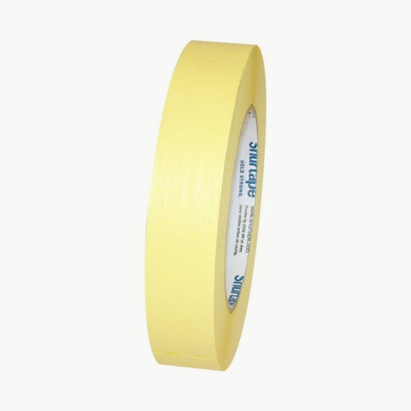 Shurtape Colored Masking Tape (CP-631): 1 in. x 60 yds. (Yellow)
