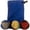 A004- D, variant on Dirtbag Hacky Sack Footbag Set 3 Piece Footbag Pack, Stitching Paneled Footbags, Drawstring Storage Pouch Included, Soft Fabric Construction for Casual Kicking Play and Outdoor Recreational Use