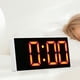 thumbnail image 4 of Reloj Despertador Con Espejo LED, Reloj Con Alimentación USB, Reloj De Viaje Con Pantalla Grande, Despertador Ruidoso Para Escritorio En Casa, 4 of 8