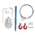 thumbnail image 2 of RC Trailer Chain Tow Hook Steel Rope Adjustable RC Shovel Set Versatile RC Crawler Accessories, 2 of 7