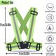 thumbnail image 3 of Chaleco Reflectante para Bicicleta, Chaleco de Seguridad Chaqueta Reflectante, Alta Visibilidad, Tamaño Ajustable, Chaleco de Seguridad Elástico para Motocicleta para Ciclismo, Correr, Caminar, Trotar Motocicleta 2 Piezas Kuyhfg Bienvenido a Kuyhfg, 3 of 5