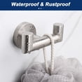 thumbnail image 4 of Gancho para toallas NearMoon Bathroom Double SUS304 de acero inoxidable, paquete de 2, 4 of 7