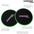 thumbnail image 2 of Synergee Electric Lime Green Core Sliders - Dual Sided Use | Carpet | Hardwood, 2 of 6
