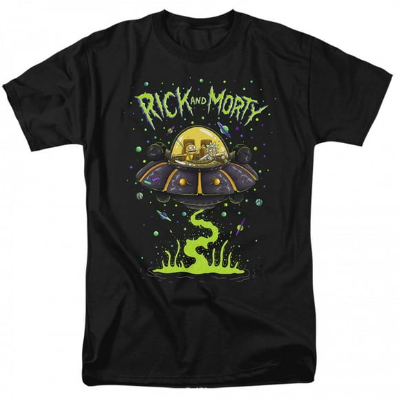 Rick And Morty T-shirt Croiseur Spatial - Grand
