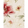 thumbnail image 2 of Popp, Grace 19x24 White Modern Wood Framed Museum Art Print Titled - Unfinished Floral II, 2 of 4