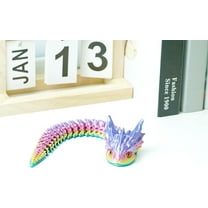 10.04inch 3D Printed Water Snake Models,Flexible Joint Animal lacertid Figurines, Stress Relief, Fidget restlessness, ADHD Toys, Surprise Fantasy Gifts (Random)