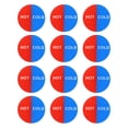 thumbnail image 1 of Unique Bargains Self Stick Hot/Cold Water Labels, Round Shape, Left Red/Right Blue, 12 Pack, 1 of 6