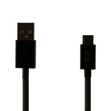 PureGear 4-Foot Charge and Sync Cable for Micro-USB Devices - Black