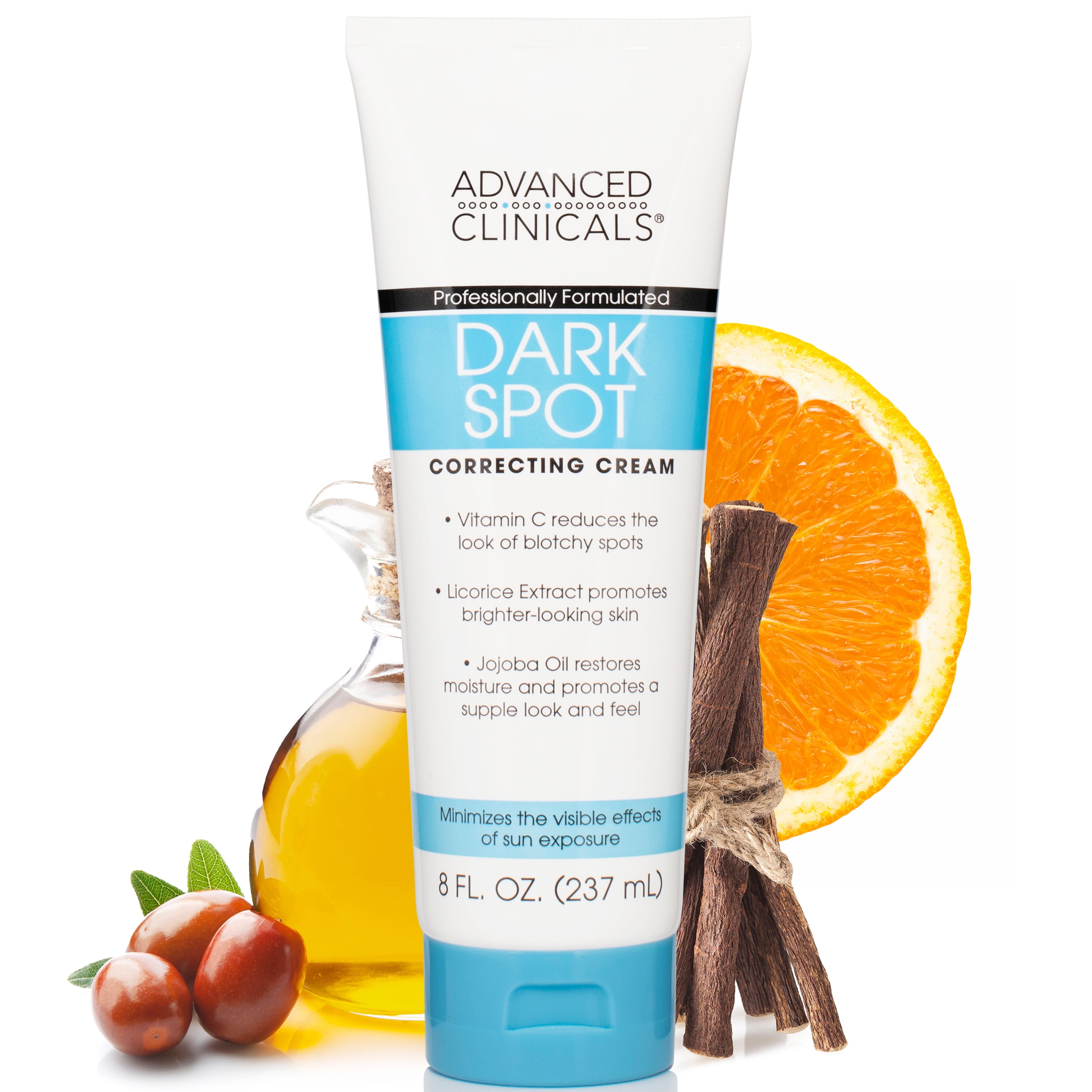 Advanced Clinicals Dark Spot Cream with Vitamin C, Hydroquinone