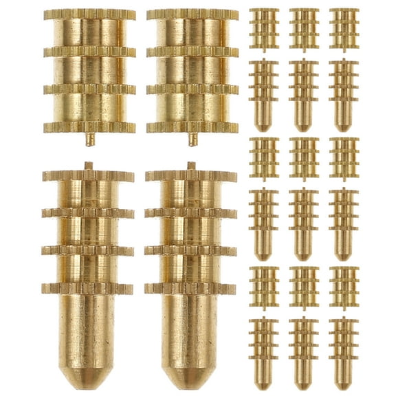 Qumonin 1 Set Table Pins Table Bolt Sleeve Connectors Table Leaf Dowel Pins with Sockets