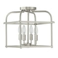 thumbnail image 3 of Trade Winds Lighting 4-Light Ceiling Light In Brushed Nickel, 3 of 7