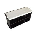 thumbnail image 3 of Proman Products Kendal Shoe Bench With Storage Compartments - Beige, 3 of 5