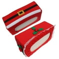 thumbnail image 4 of Pretyzoom 2-Pack Red Christmas Tissue Box Covers Decorative Holiday Table and Home Display Accessories, 4 of 8