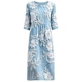 thumbnail image 4 of Lady's Relaxed Print Round Neck Dress, 4 of 4