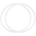 thumbnail image 1 of uxcell 2 Pcs Silicone Sealing Ring for Pressure Pot 5/6QT, Pressure Pot Inner Gasket Seal Rings Pressure Cooker Replacement Parts, White, 1 of 6