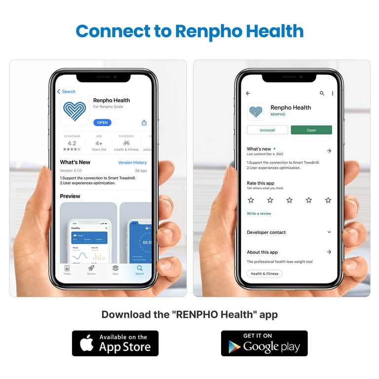  RENPHO Smart Tape Measure Body with App & RENPHO Smart