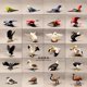 thumbnail image 1 of Wild Animal Birds Model Eagle Ostrich Owl Pelican Parrot Swan Fairy Garden Moss Miniatures Decor Action Figures Figurines ToysA18 He Qiyong unisex, 1 of 1