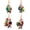 Multi-Colored, variant on Baby Sweetie 4Pcs Christmas Tree Hanging Ornaments Acrylic Decoration Sets Santa Claus Christmas Decorations Ornaments
