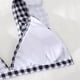 thumbnail image 2 of Minnieouse Conjunto de 2 piezas de traje de baño dividido para mujer, Tankini sin mangas con volantes, vacaciones en la playa, viajes, fiesta en la Ropa interior L Minnieouse AP010461-03, 2 of 6