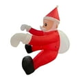 thumbnail image 4 of GUOOL Christmas Inflatable Climbing Santa Claus with Light for Fence Window Garden 2m White Light, 4 of 9